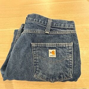 Carhartt FR Flame Resistant Blue Work Jeans 38x32